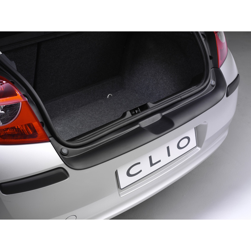 ABS Achterbumper beschermlijst  Renault Clio III 2005-2009 Zwart