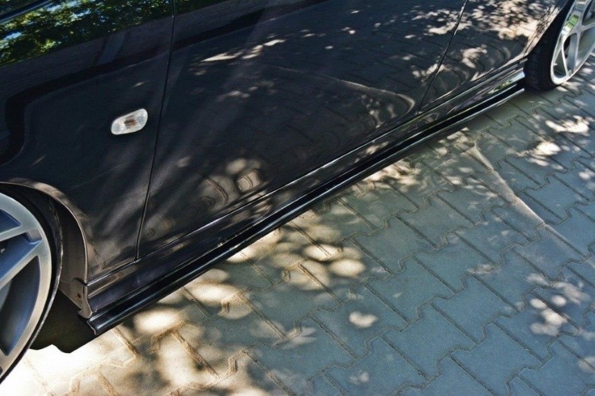 Zijskirts Saab Turbo X Maxton Design glans zwart