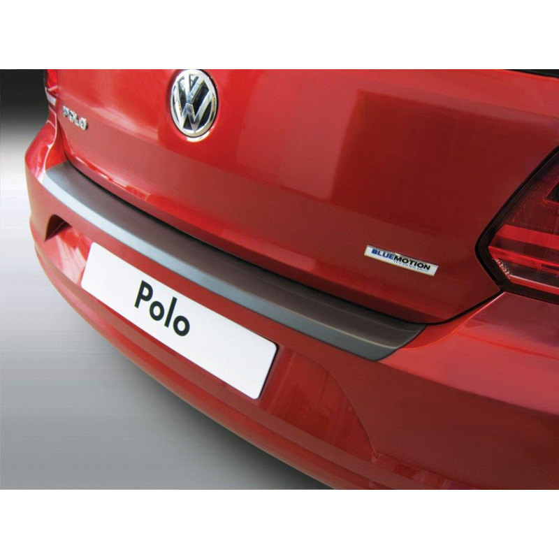 ABS Achterbumper beschermlijst  Volkswagen Polo 6C 3/5 deurs 2014-2017 Zwart