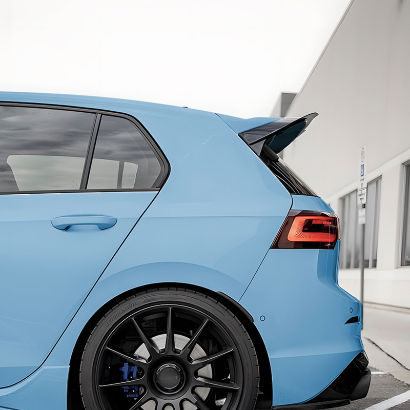 Dakspoiler (Spoiler Cap)  Volkswagen Golf VIII HB 3/5-deurs Clubsport/GTi R 2020- (ABS Glanzend zwart)