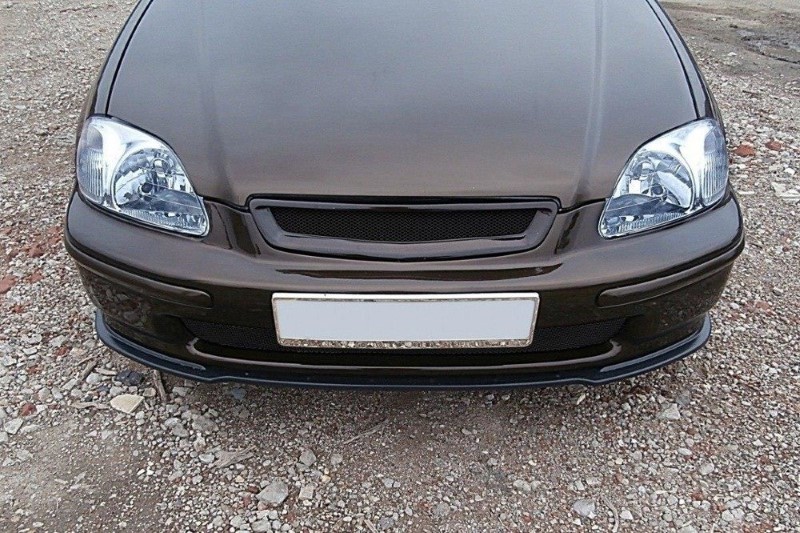 Voorspoiler Honda Civic MK6 EJ9 Glanzend Zwart