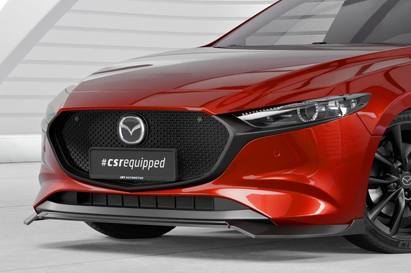 Voorspoiler Mazda 3 (Typ BP) Glans Zwart (2019–)
