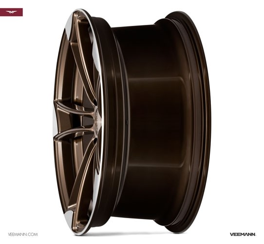 Veemann VM1 19X9 5X112 ET25 CRYSTAL-BRONZE-MACHINED-POLISHED Vel