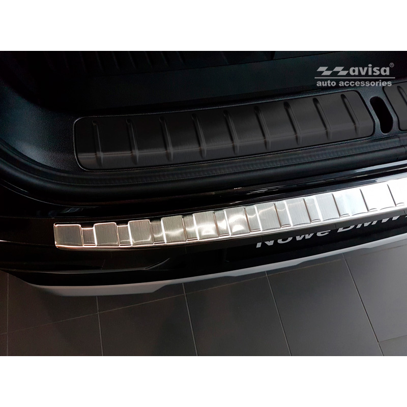 RVS Achterbumperprotector  BMW X4 (G02) 2018- 'Ribs'
