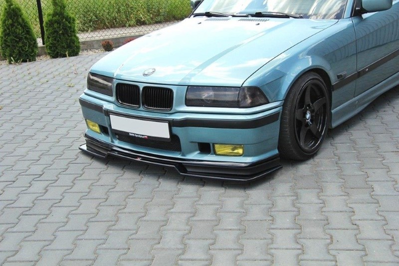 Voorspoiler BMW M3 E36 V.2 Glanzend Zwart