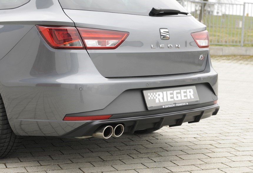 Diffuser Seat Leon F5 FR Rieger dubbele uitlaat links 5 dr. ST