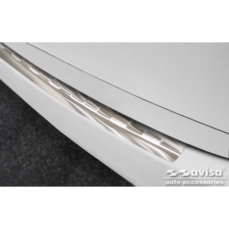 RVS Achterbumperprotector  Porsche Cayenne II 2010-2014 & FL2014- 'Ribs'