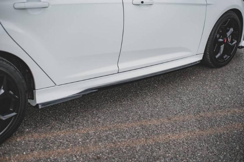Zijskirts Diffusers Ford Focus ST Mk3 FL V.2 Glanzend Zwart