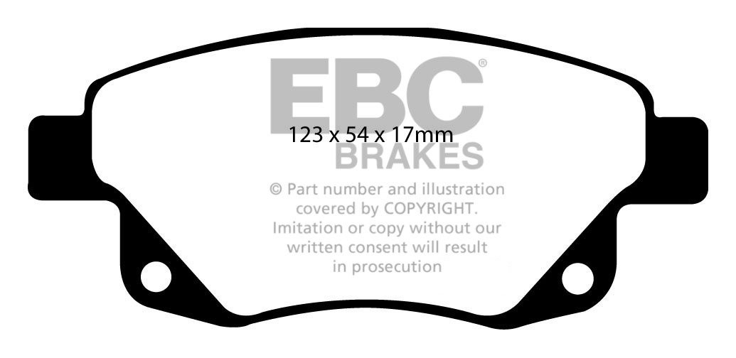 EBC Brakes FORD BEDRIJFSWAGEN Transit 430 2006-.. Remblokken ach