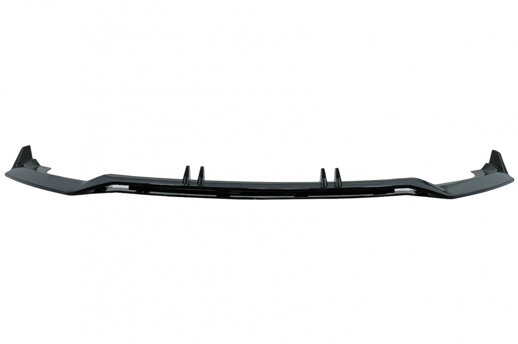Voorspoiler Audi A4 B9 8W S-Line (2016-2018) Glans Zwart