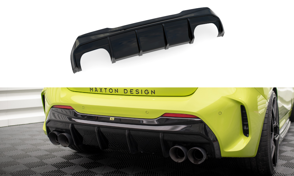 Diffuser V.3 BMW 1 F40 M Pakket & M135i Maxton Glans Zwart