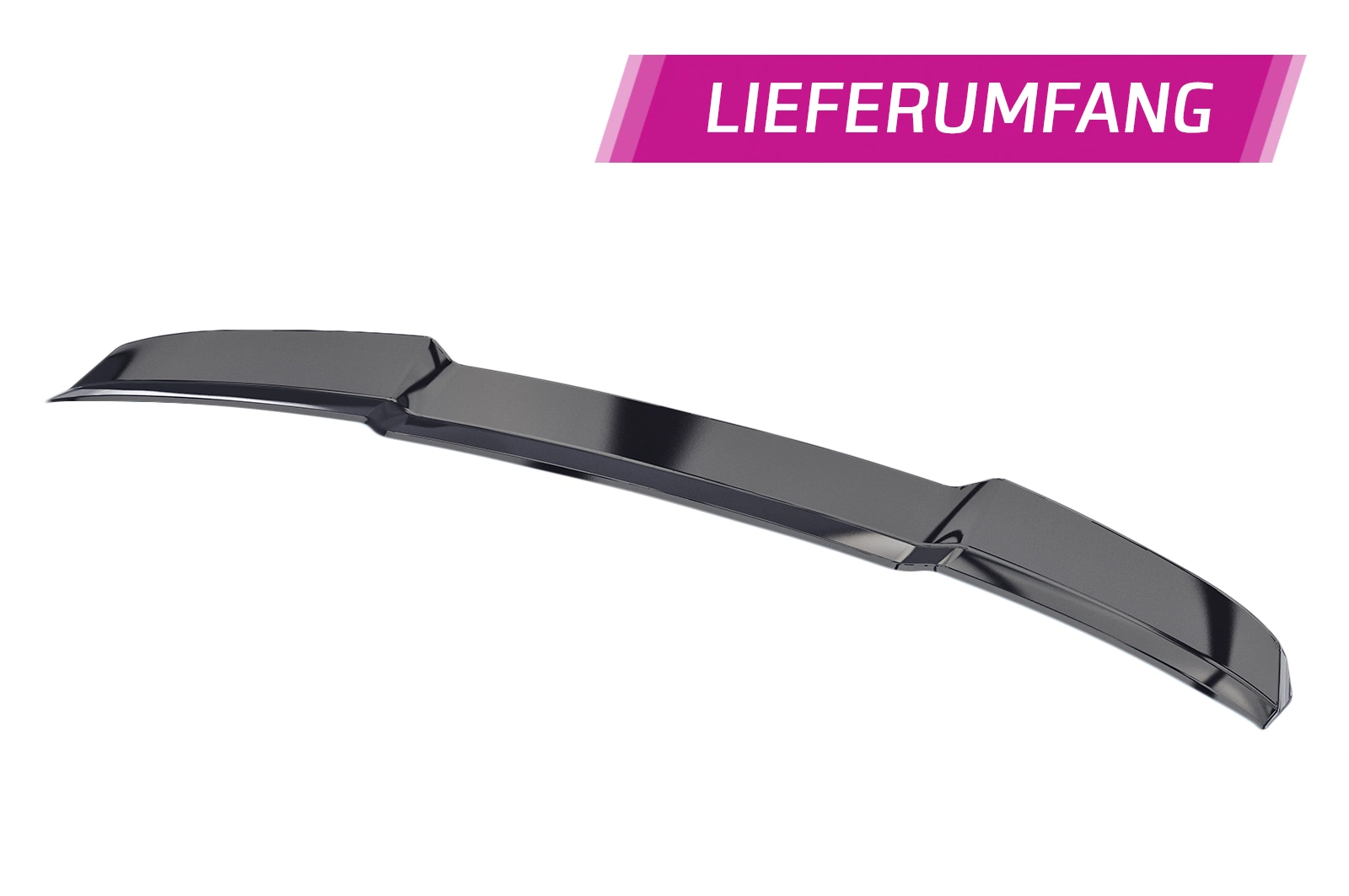 Achterspoiler Audi RSQ3 (8U) glans zwart