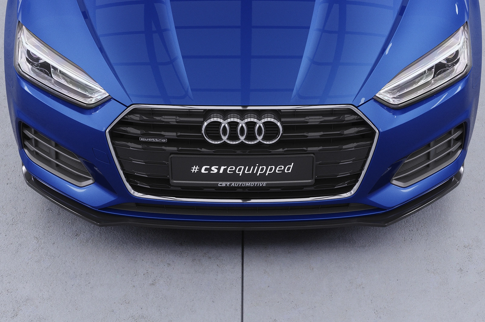 Voorspoiler Audi A5 (F5) Glans Zwart – CSR Automotive 