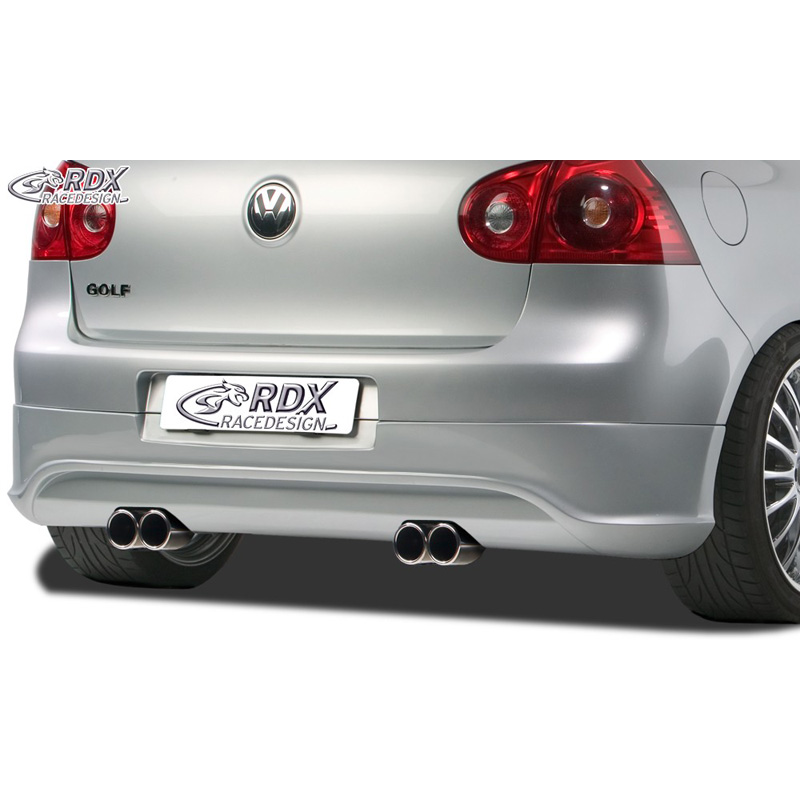 Achterskirt  Volkswagen Golf V R32 Hatchback 3/5-deurs 2003-2008 (uitlaat links/rechts) excl. Variant/Plus (ABS)