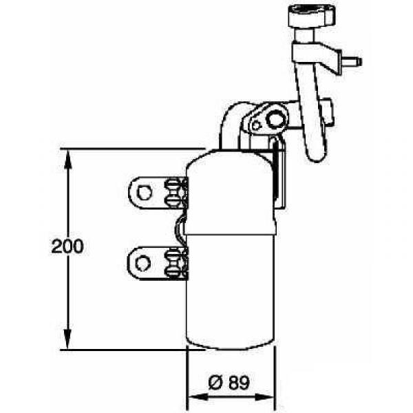 Droger S40/V50, 03->> ALLE MODELLEN