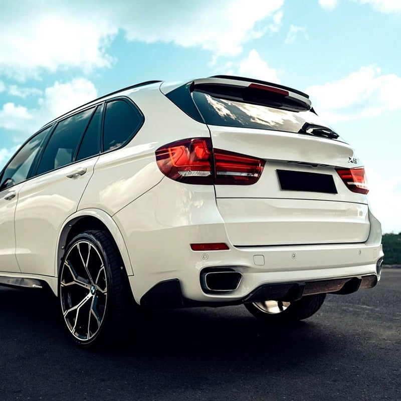 Dakspoiler (Spoiler Cap)  BMW X5 (F15) M-Pack 2013-2018 (ABS Glanzend zwart)
