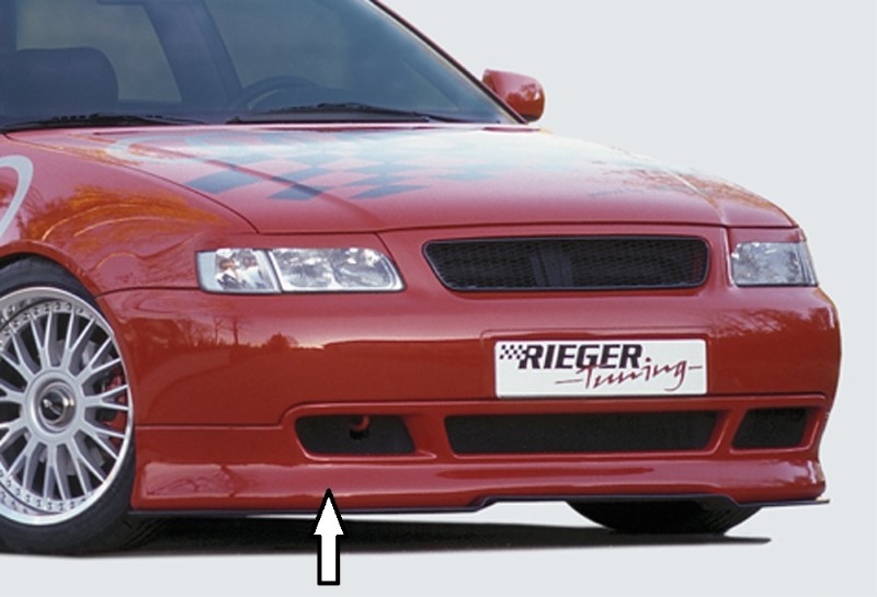 Spoilerlip Audi A3 8L model 99 Vlakke Versie ABS Rieger