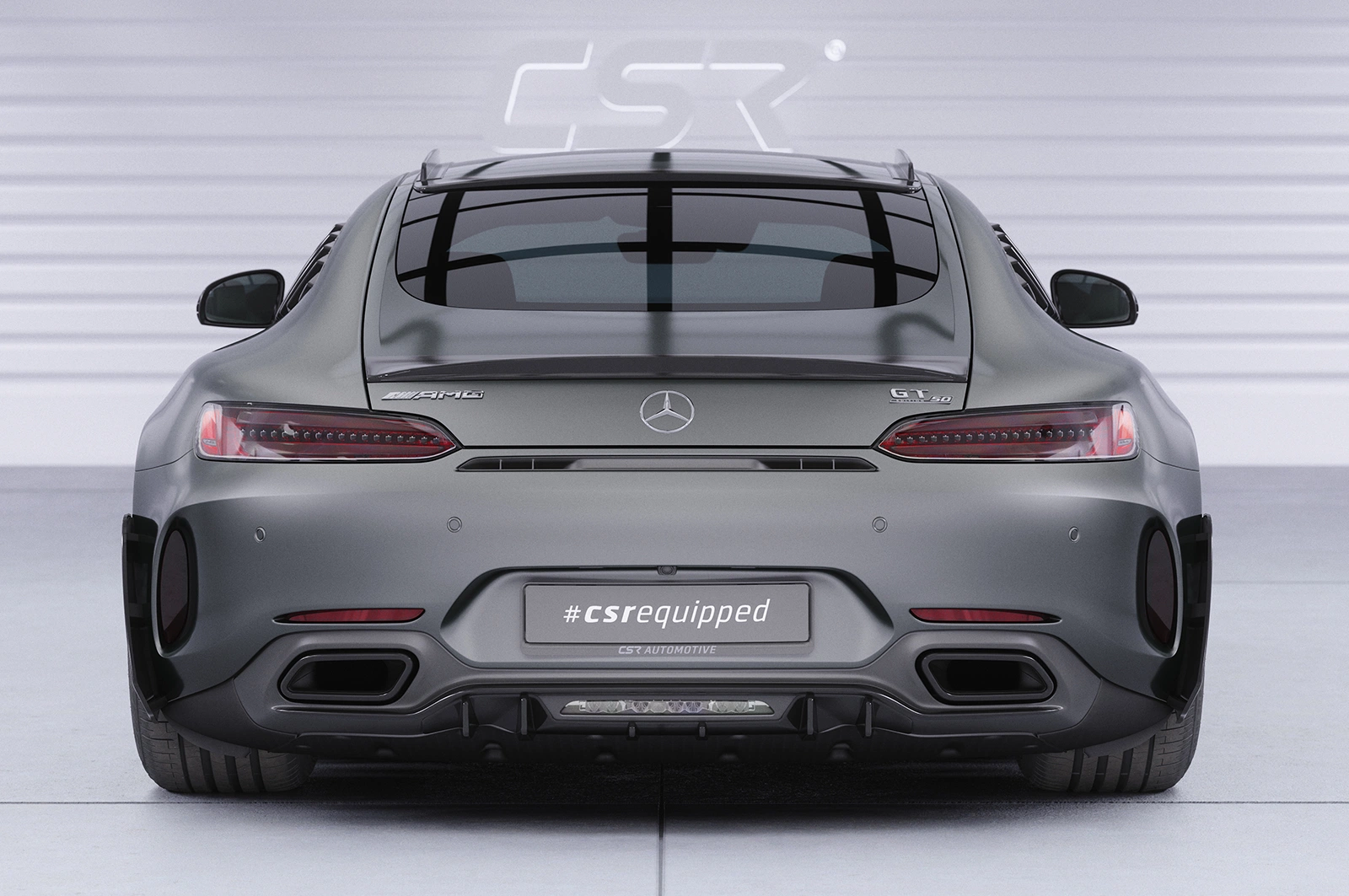 Achterspoiler Mercedes-Benz AMG GT (190) Glans Zwart - CSR Design