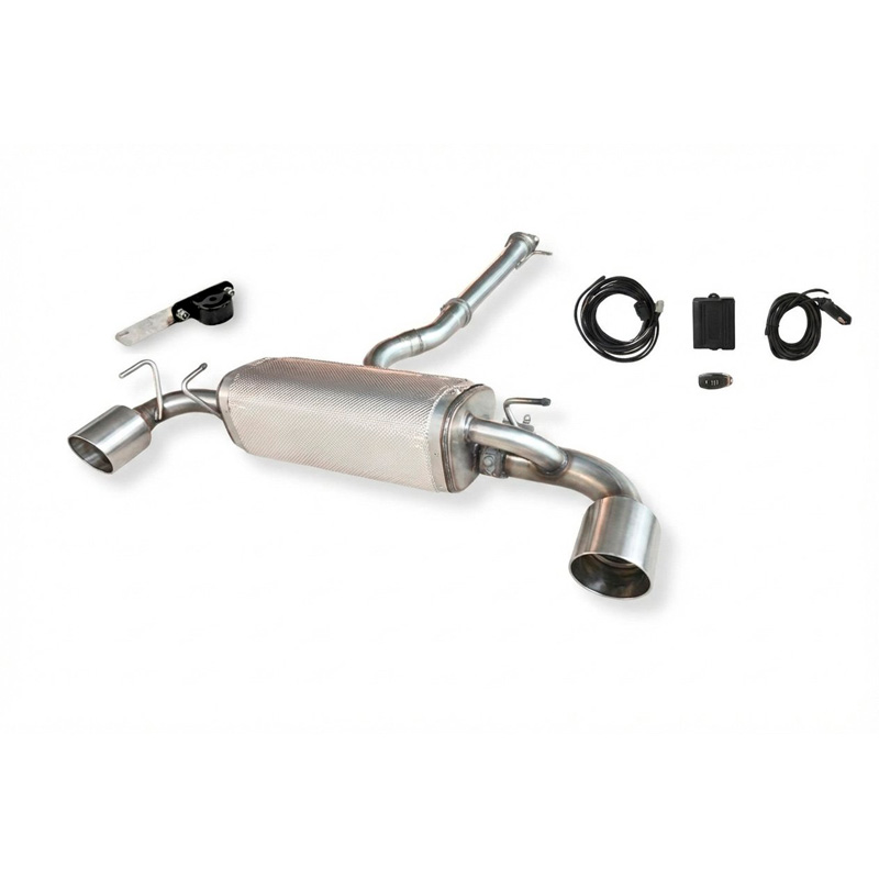 Ulter Sport Dubbele RVS Sportuitlaat  Toyota GR Yaris Mk2 2024- 206kW 2x115mm Satin Finish