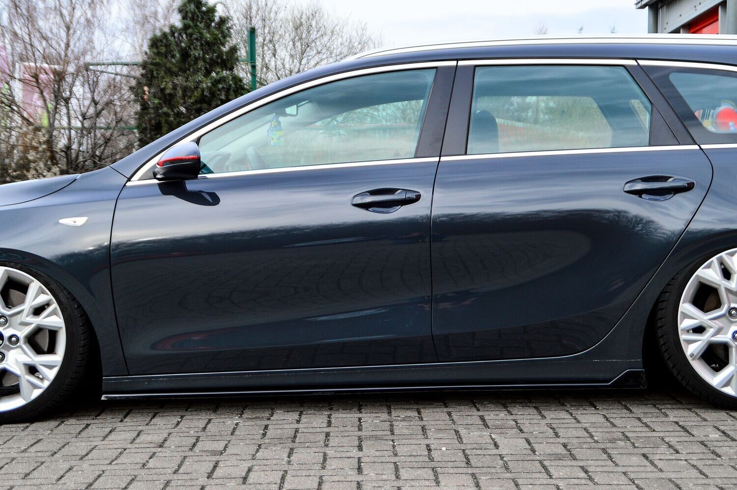 Zijskirts met vleugel achterzijde Kia Ceed GT 21-