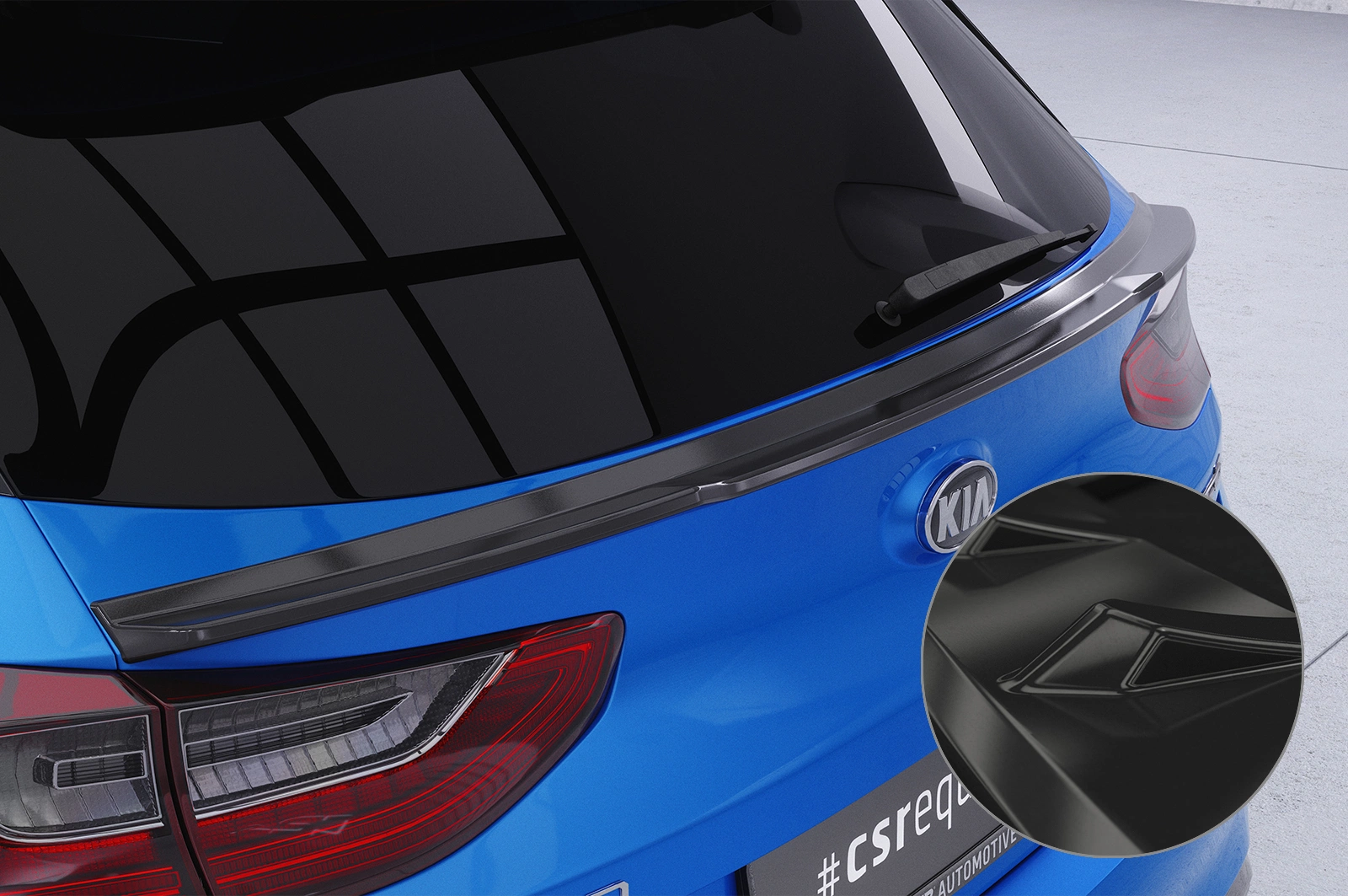 Achterspoiler Kia Ceed (CD) Glans Zwart – CSR Design