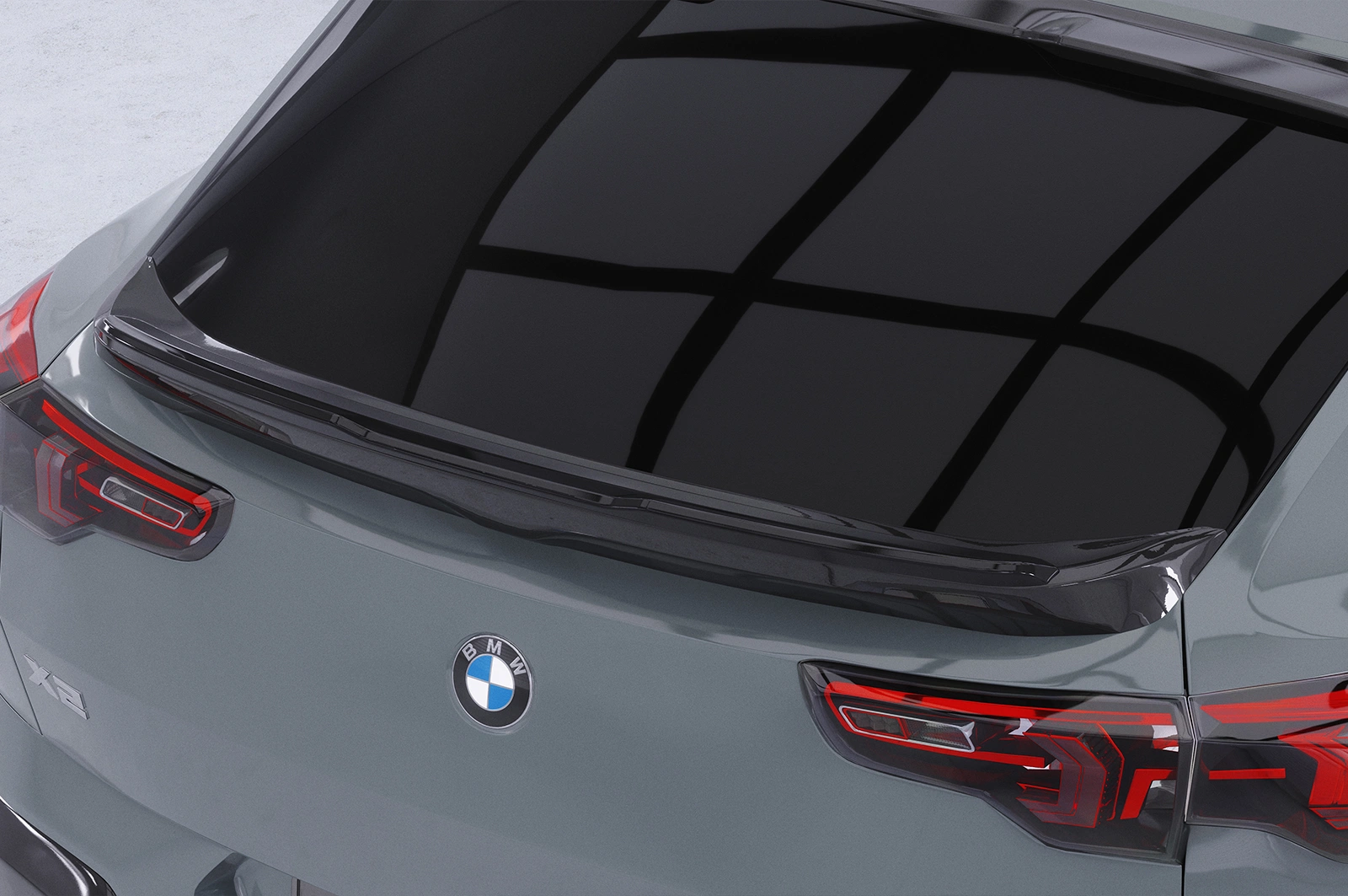 Achterspoiler BMW X2 / i2 (U10) glans zwart