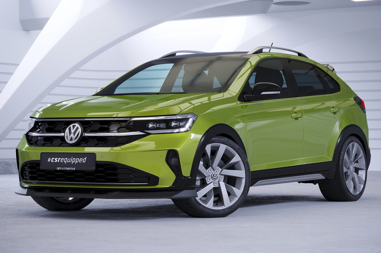 Voorspoiler VW Taigo (Typ CS) Glans Zwart (2021–) CSR