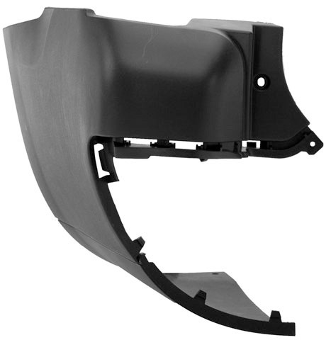 AchterBumper hoek links BERLINGO 08->> ZWART