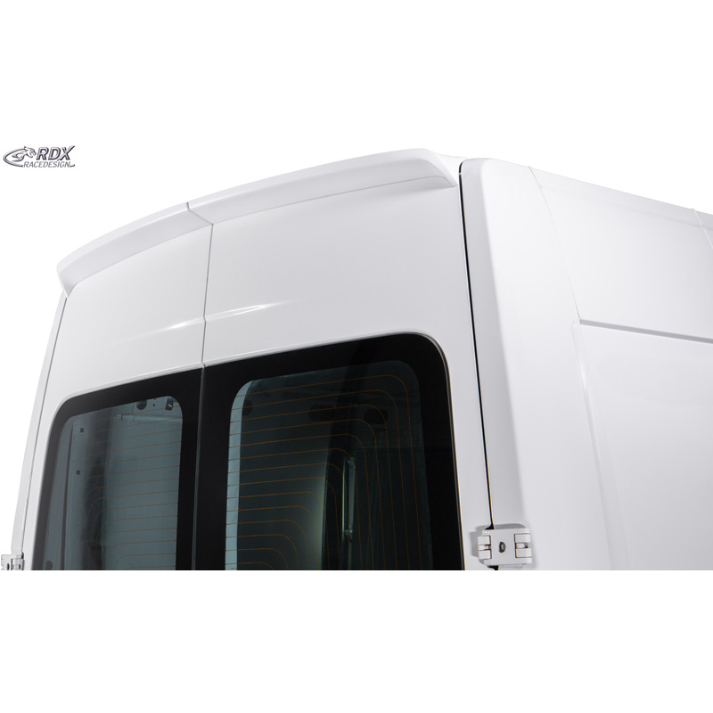 RDX Racedesign Dakspoiler  Renault Master 2010-2024 / Opel Movano 2010-2021 / Nissan NV400 2010-2021 / Nissan Interstar 2021-2024 (H2) (met 2 achterdeuren) (PU)