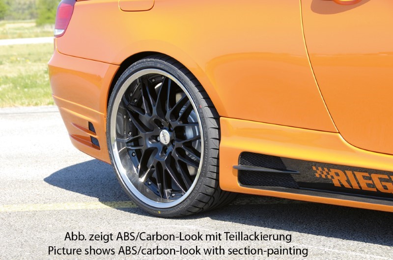 Zijskirts BMW E92 coupe ABS Carbon-look Rieger
