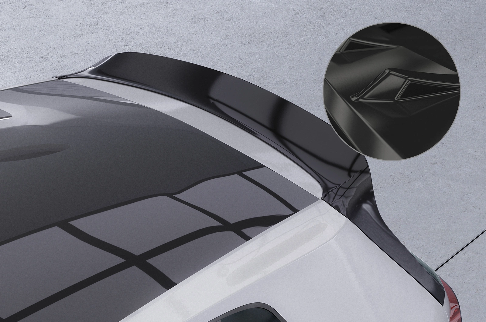 Achterspoiler VW Golf 7 (Typ AU) glans zwart 2012–2021