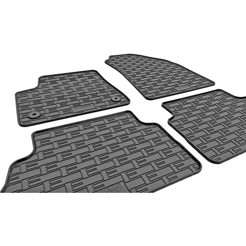 CIKCAR Rubber matten  Fiat Grande Panda EV 2025- (4-delig + montagesysteem)