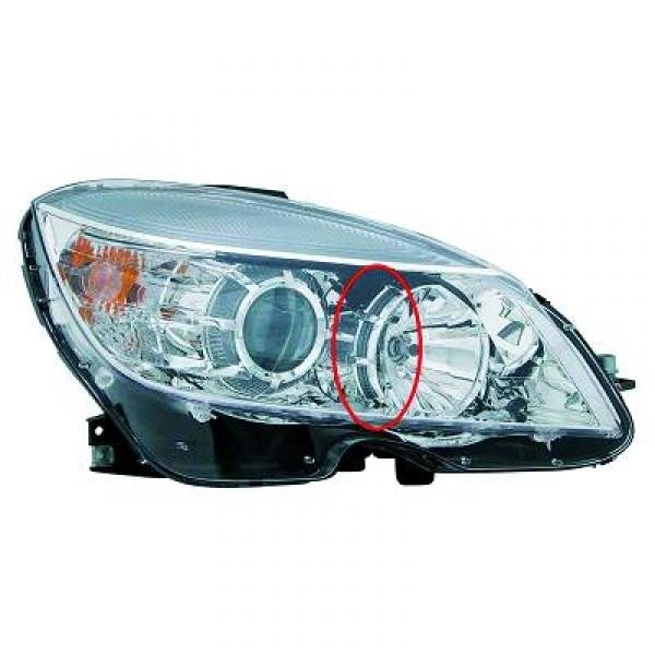 Koplamp rechts W204 07-09.07 TYC
