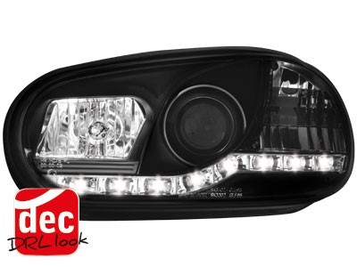 Faros VW Golf IV Los ojos del Diablo Dayline negro