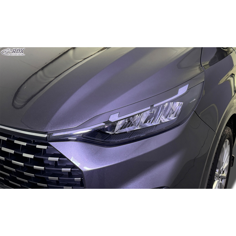 RDX Koplampspoilers  Ford Transit Custom & Tourneo Custom (V710) 2023- (met LED & Matrix-LED) (ABS)