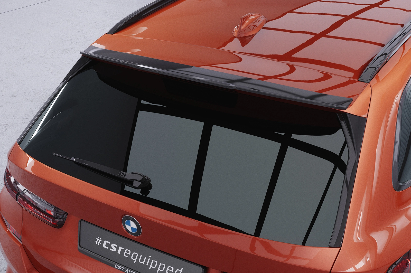 Achterspoiler BMW 3er G21 Touring glans zwart