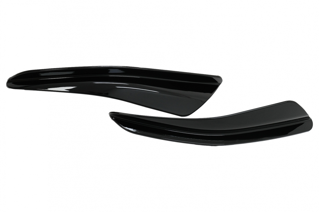 Canards Volkswagen Golf 8 GTI & R-Line Glans Zwart