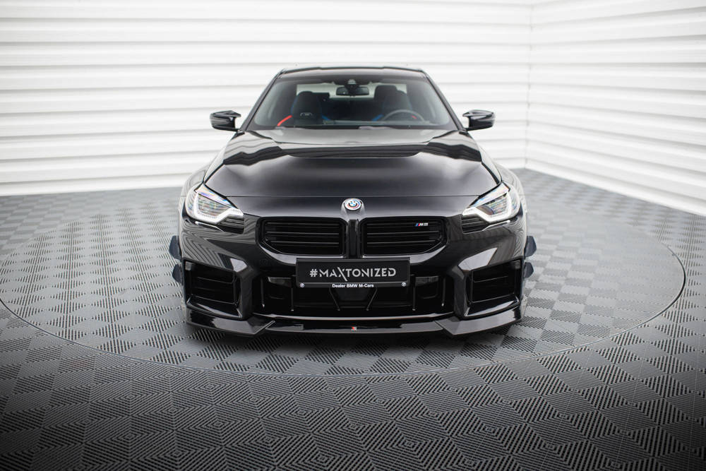 Voorspoiler V.2 BMW M2 G87 Maxton Glans Zwart