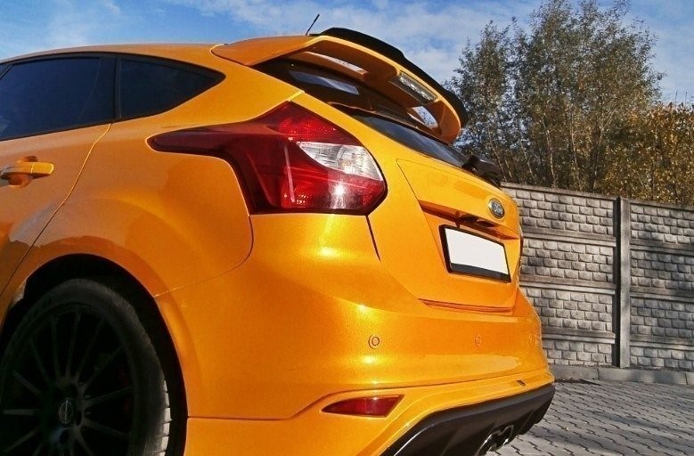 Spoilerkap Ford Focus ST Mk3 FL Glanzend Zwart Maxton