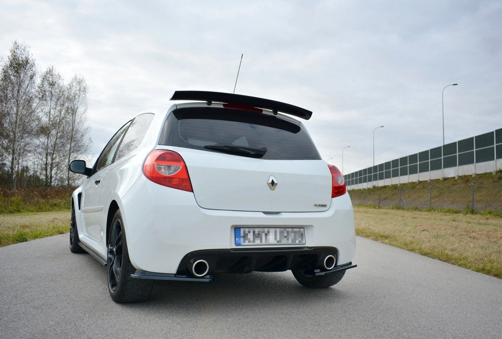 Zijduffers Renault CLIO RS MK3 Facelift Glans zwart