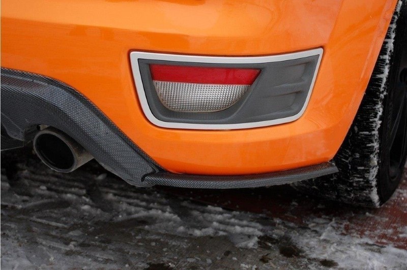 Achterzij Spoilers Ford Focus ST Mk2 V.2 Glanzend Zwart