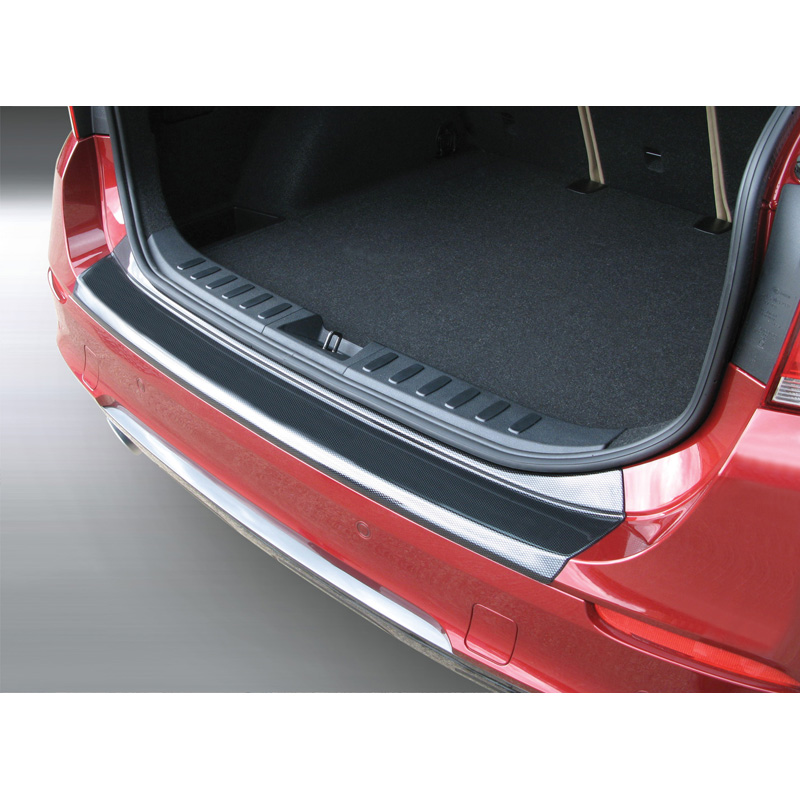 ABS Achterbumper beschermlijst  BMW X1 M-Sport 2009-2015 Carbon Look