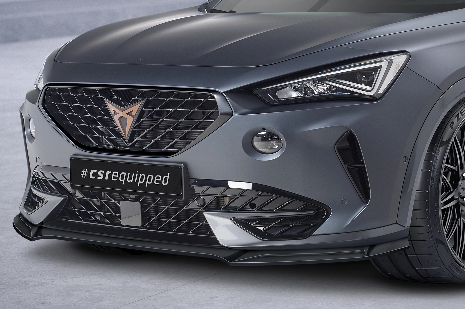 Voorspoiler Cupra Formentor Glans Zwart (2020 - heden)