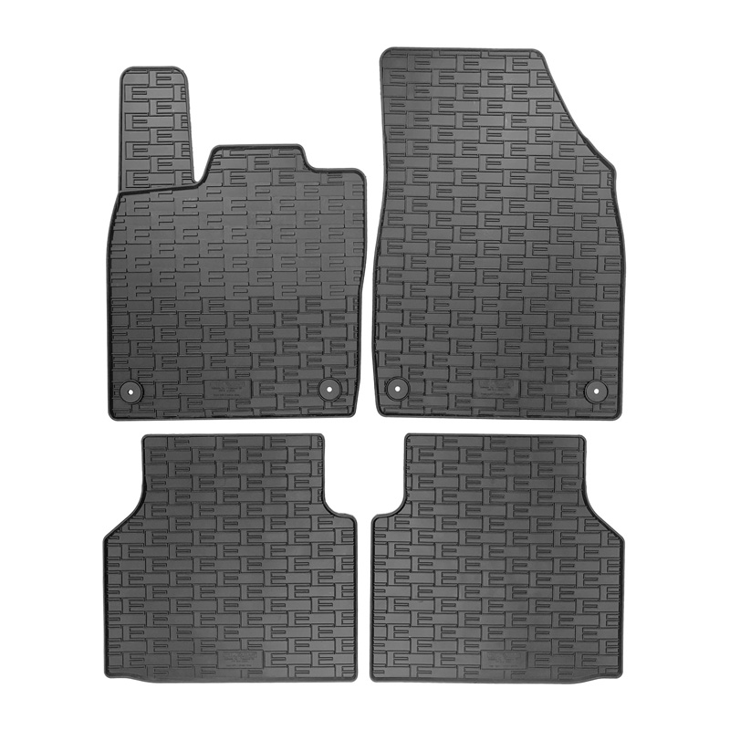 Rubber matten  Volkswagen ID.4 / ID.5 2020- & Skoda Enyaq iV 2020- incl. Coupé & Audi Q4 E-Tron (F4B) 2020- & Cupra Tavascan 2023- (4-delig + montagesysteem)