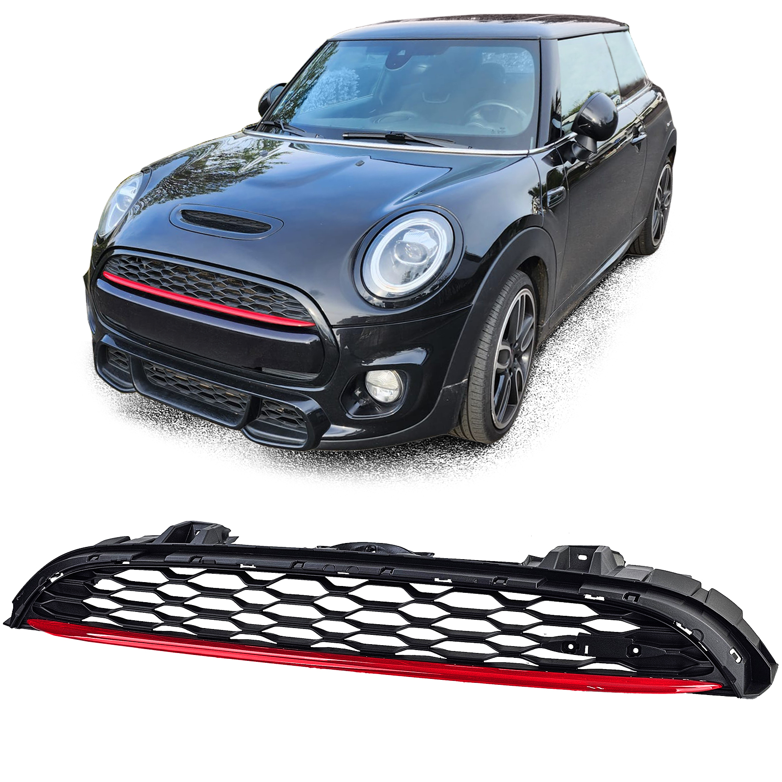 RVS Achterbumperprotector 'Deluxe' Mini One/Cooper F56 3-deurs 3