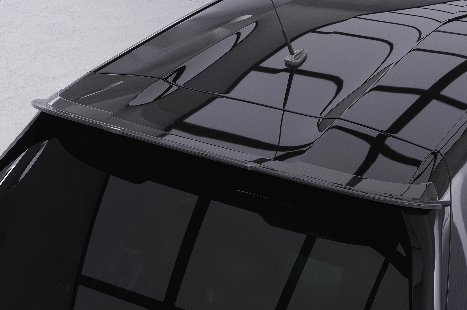 Achterspoiler Opel Mokka B glans zwart