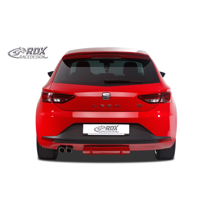 Achterskirt 'Diffusor U-Diff'  Seat Leon (5F) incl. FR/SC/ST 2012-2020 (PU)