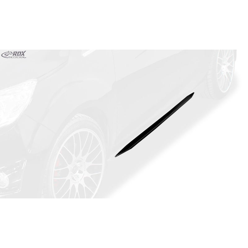 Sideskirts 'Slim'  Ford C-Max/Grand C-Max -2015 & 2015- (ABS zwart glanzend)