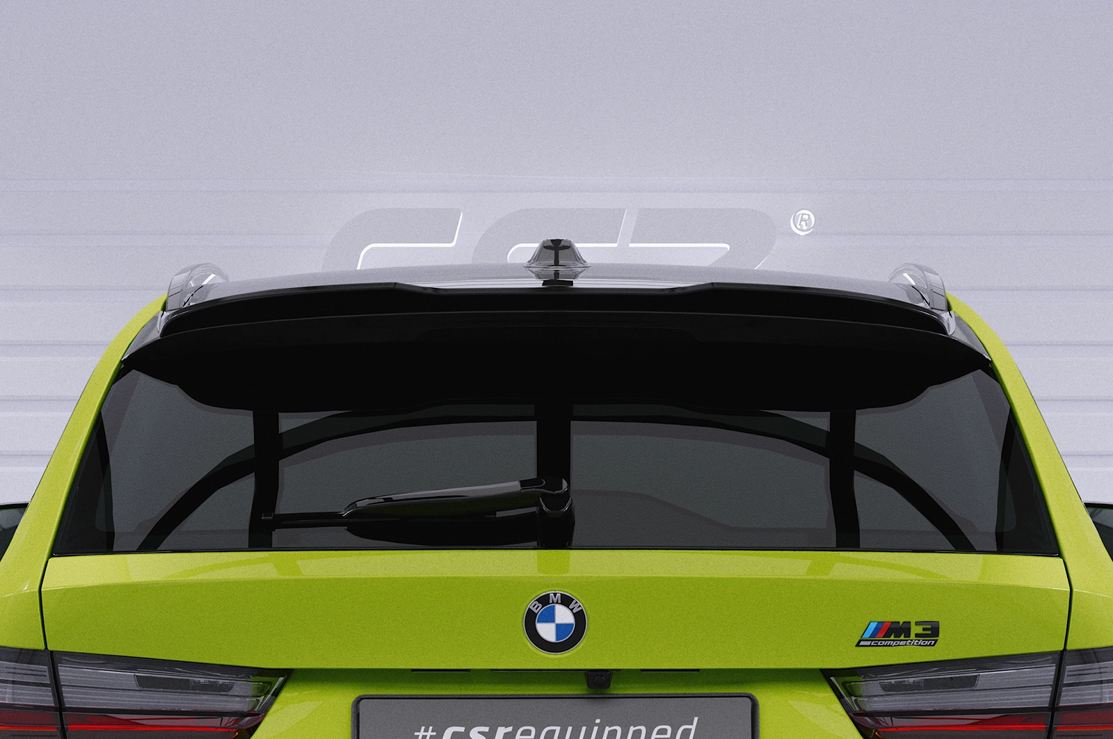 Achterspoiler BMW M3 G81 Competition CSR glans zwart