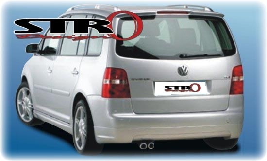 Achterskirt VW Touran STRO-Design ABS